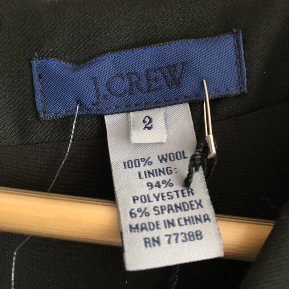 NWT J.Crew Tailored Little Black Dress, Midi - Picture 5 of 7